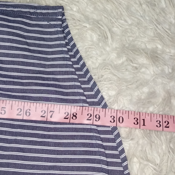 New Tommy Hilfiger Classic Fit Striped Shirt Size M - Picture 9 of 10